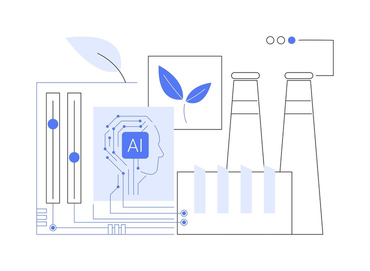 Vector aioptimized sustainability abstract concept vector illustration