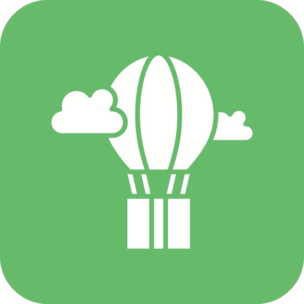 Вектор Векторное изображение значка доставки воздушных шаров может быть использовано для доставки продуктов питания