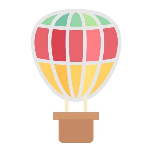 Air Balloon Icon Style