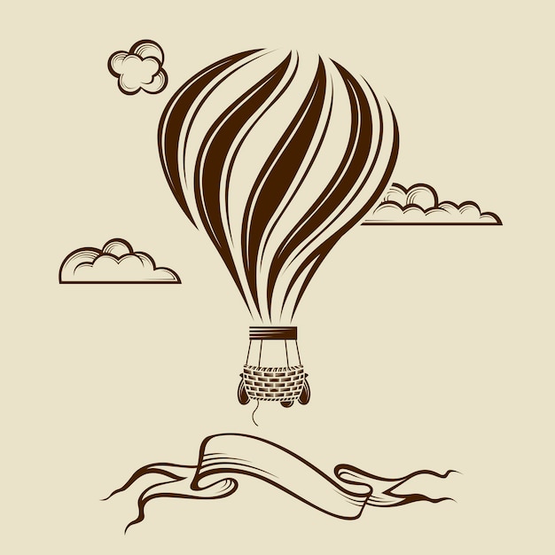 Vector air balloon image