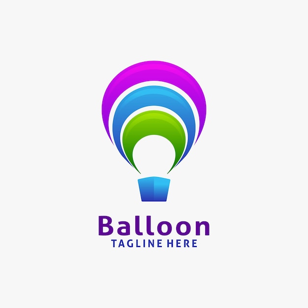 Air balloon logo design