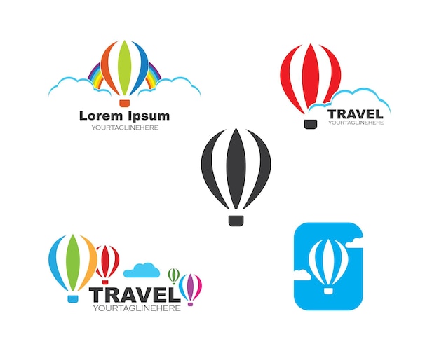 air balloon vector icon illustration design