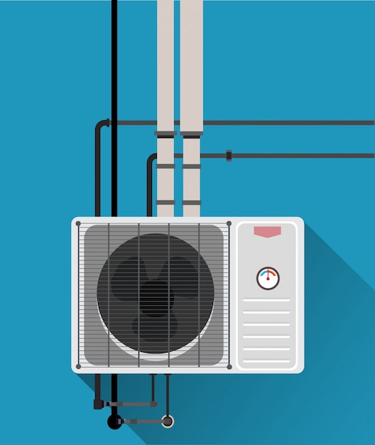 air condition system with tube