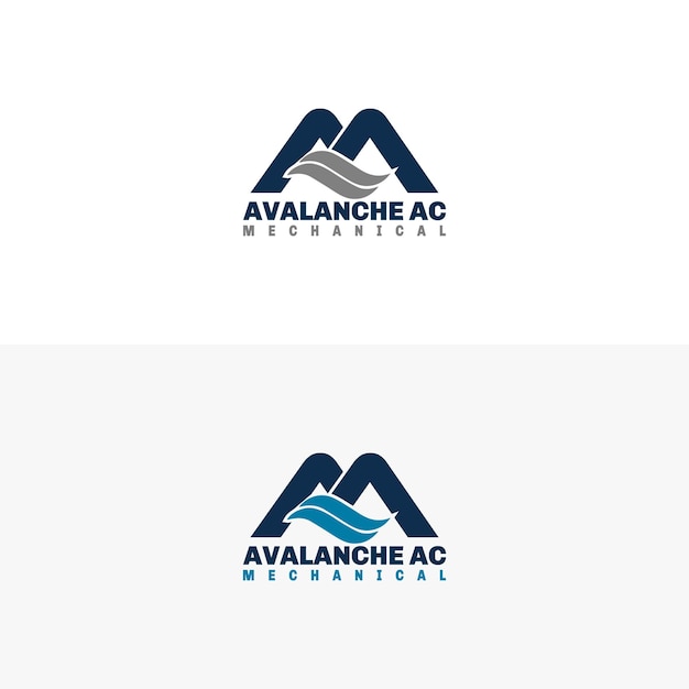 Дизайн логотипа бренда кондиционера