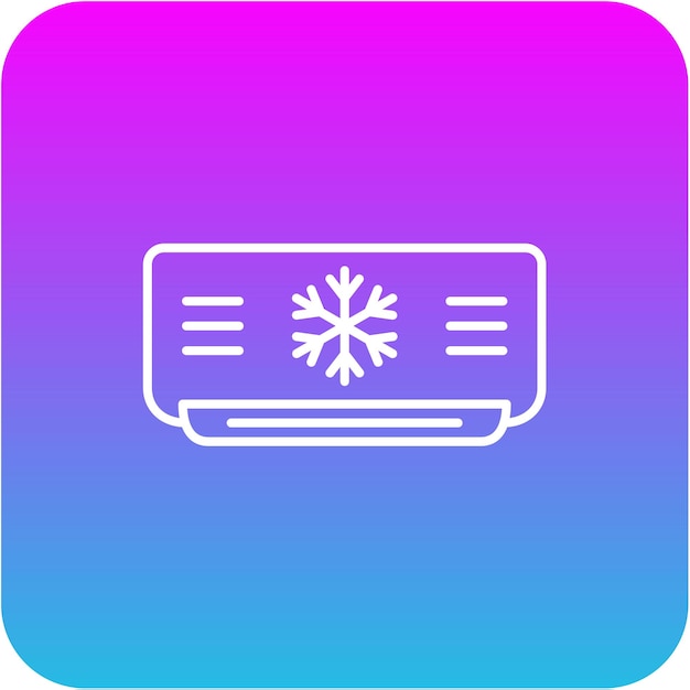 Vector air conditioner icon