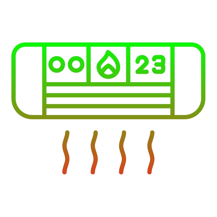 Vector air conditioner icon