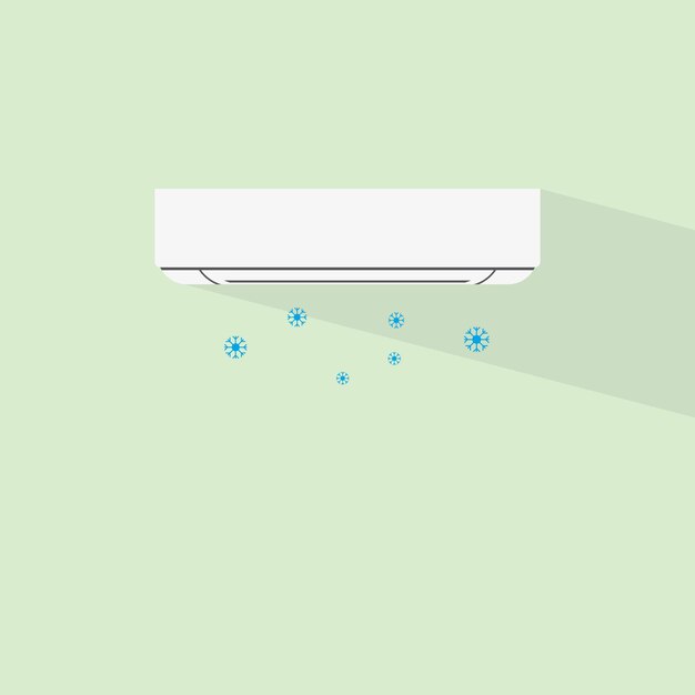 Air Conditioner vector template illustration