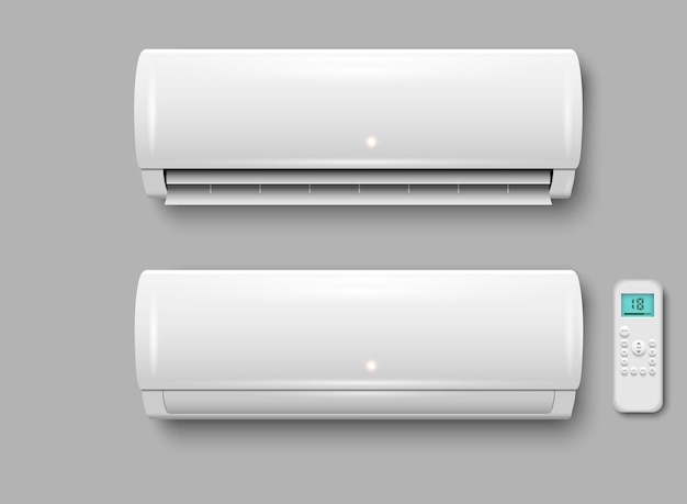 air conditioner with remote control conditioning off and on regime for home and office
