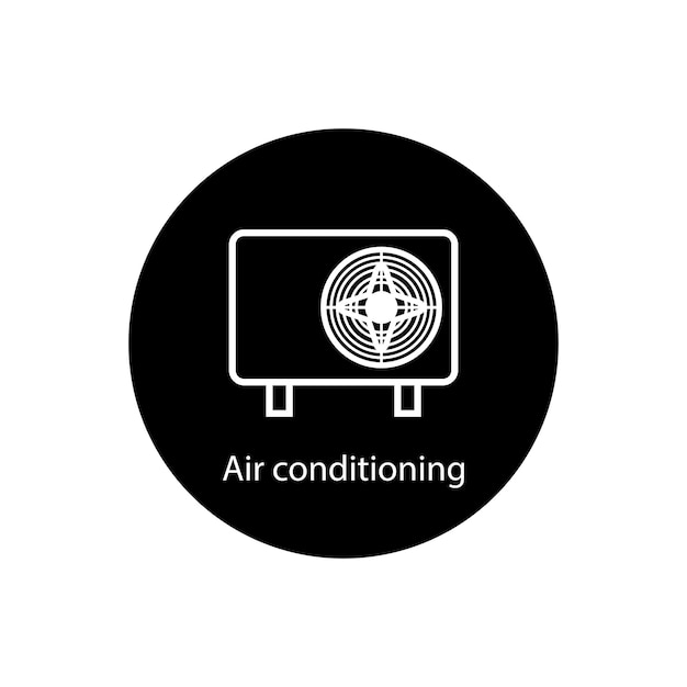 air conditioning icon vector template illustration logo design