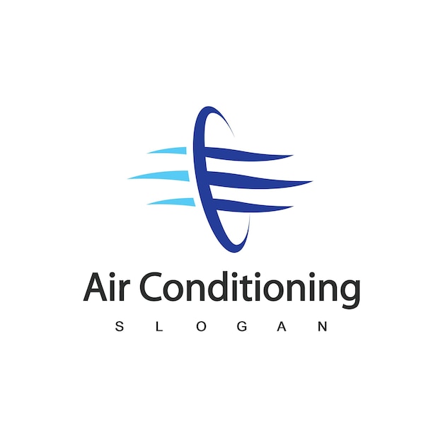 Air Conditioning Logo HVAC Logo Concept