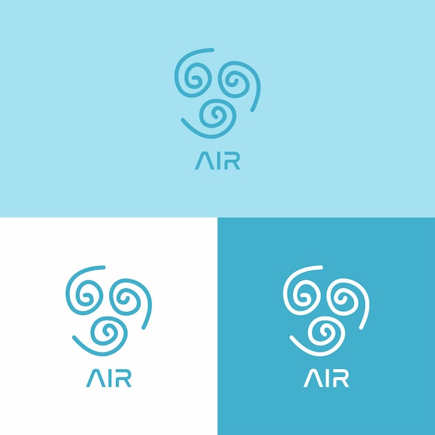 Vector air element symbol