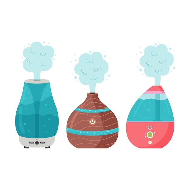 Vector air humidifier set