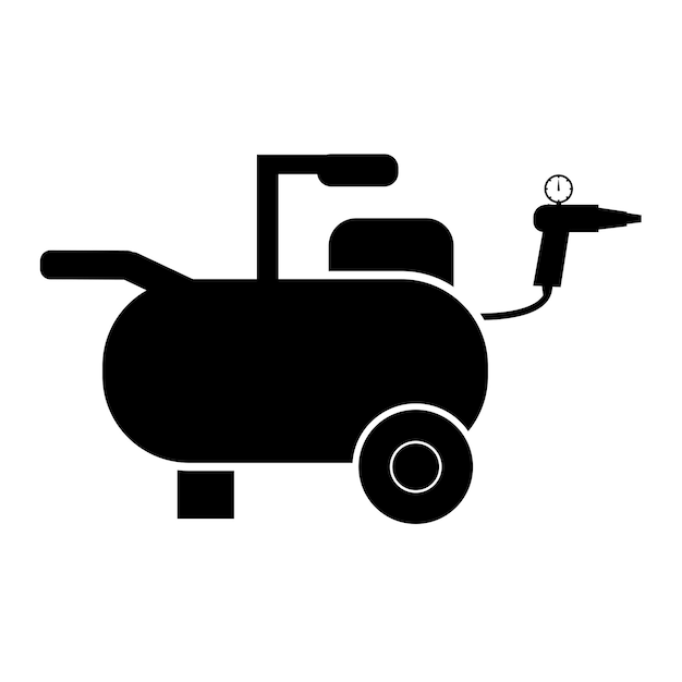 Air pump icon logo vector design template
