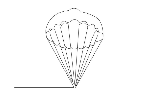 air transportation one line. A concept of plane jet and hot air balloon continuous line and vector