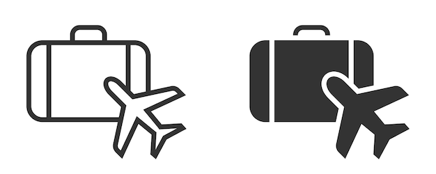 Air travel icon Vector Illustration