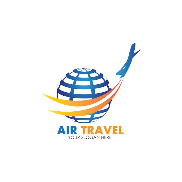 Air Travel logo vector icon design template-vector