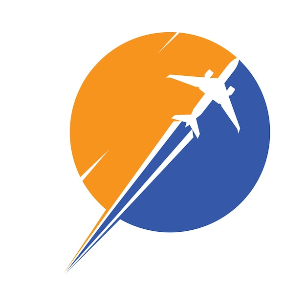 Дизайн векторной иконки логотипа air travel
