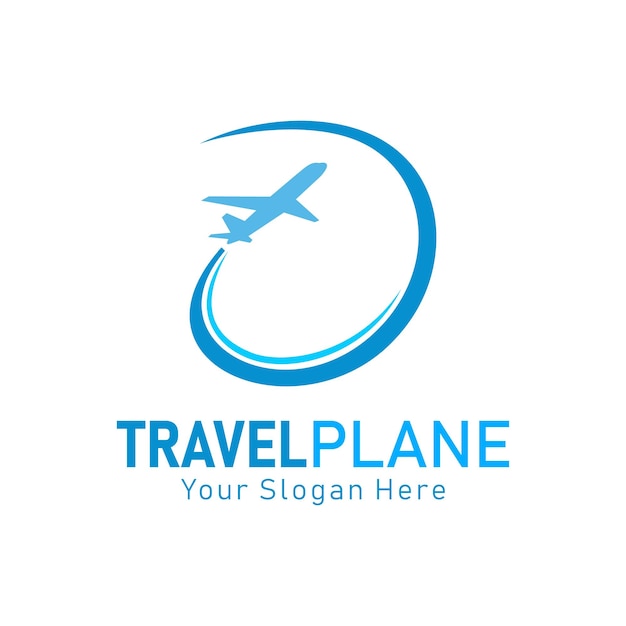 air travel vector logo
