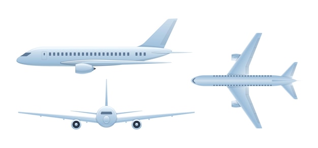 ベクトル 飛行機 飛行機 旅客機 旅客機 さまざまな角度で