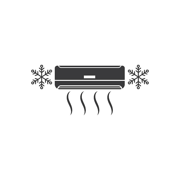 Airconditioner vector icon illustration design template