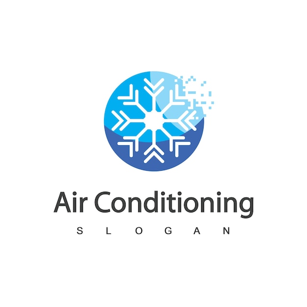 Airconditioning Logo HVAC Logo Concept