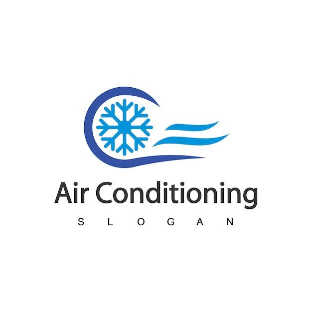 Airconditioning Logo HVAC Logo Concept