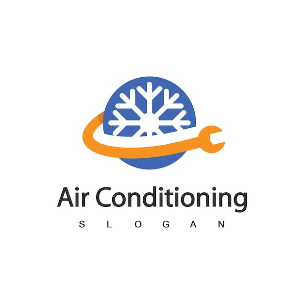 Airconditioning Logo HVAC Logo Concept