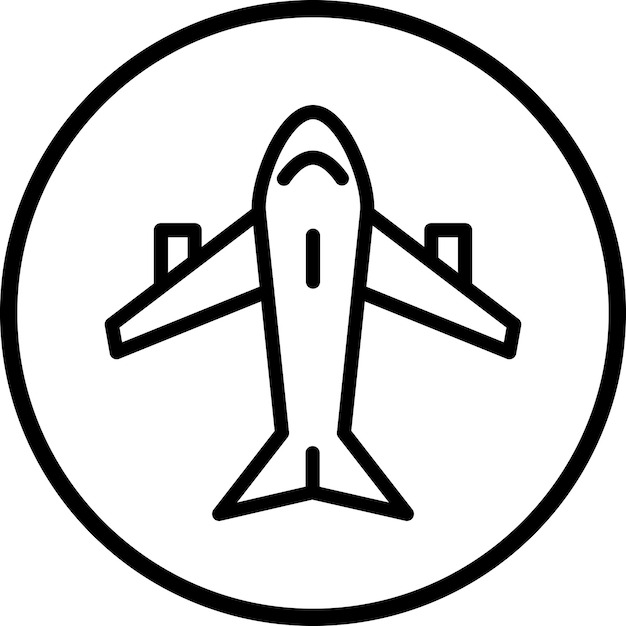 Stile dell'icona dell'aereo