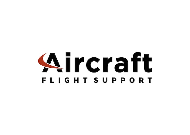 Aircraft logo design symbol plane travel flight agency