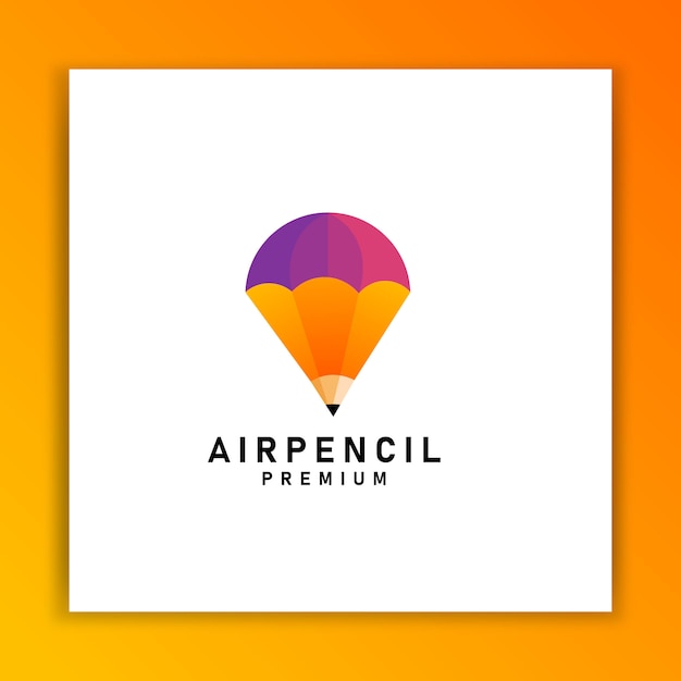 Vector airpencil logo design