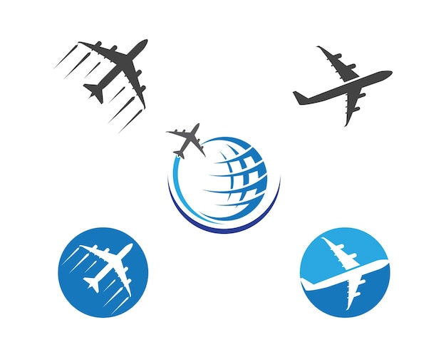 Airplane icon vector illustration