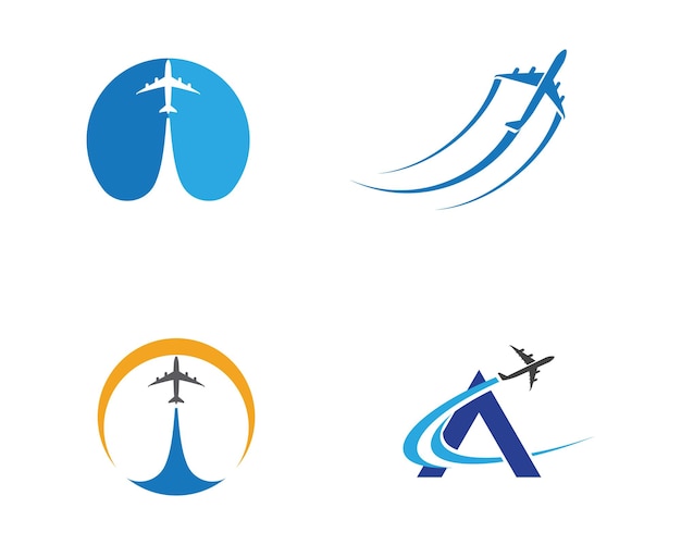 Airplane icon vector illustration