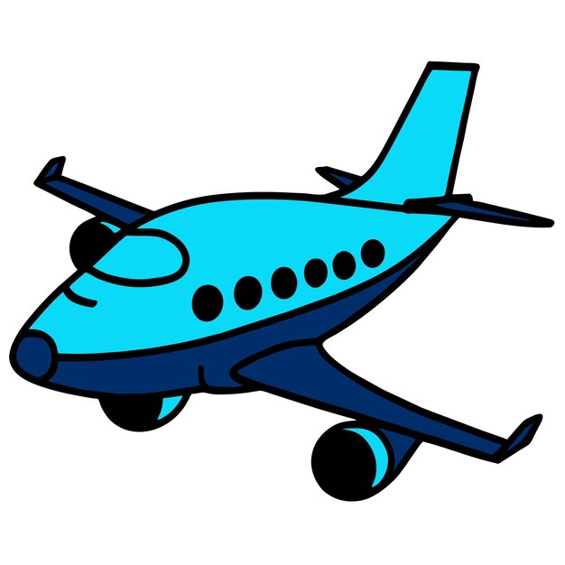 Vector airplane illustration