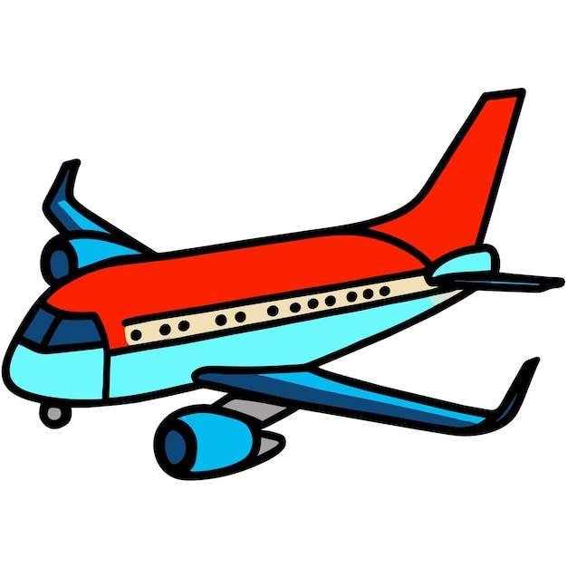 Vector airplane illustration