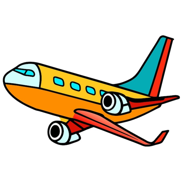 Vector airplane illustration