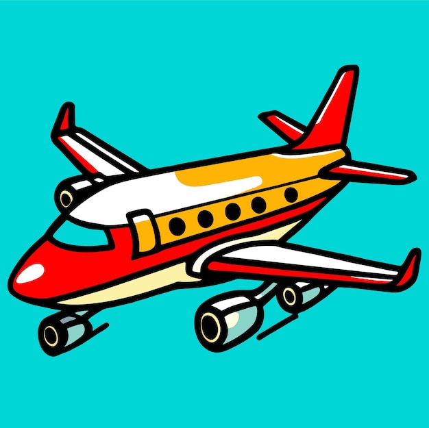 飛行機のイラスト