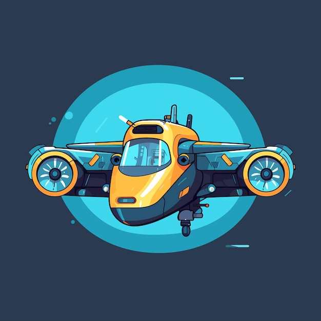 Vector airplane illustration