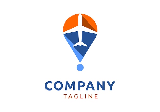 Airplane logo suitable for a travel company