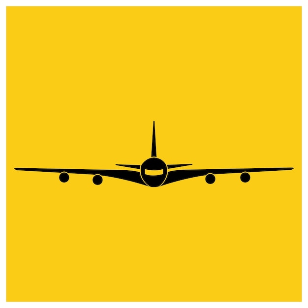 Vector airplane logo template vector illustration icon design plane icon vector