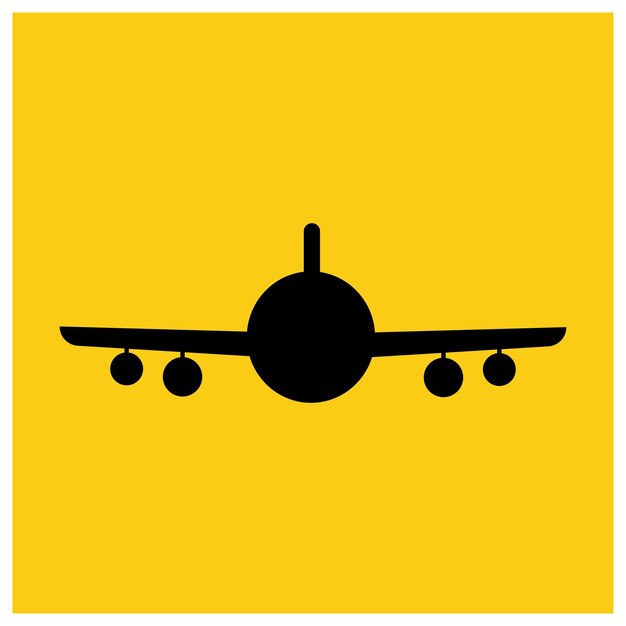 Airplane logo template vector illustration icon design plane icon vector