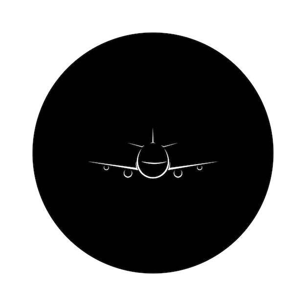 Vettore vettore di logo dell'aeroplano