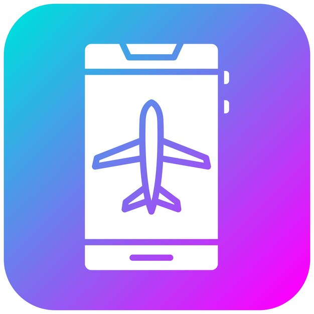 Airplane mode actieve vector icoon Kan worden gebruikt voor Mobile UI UX iconset