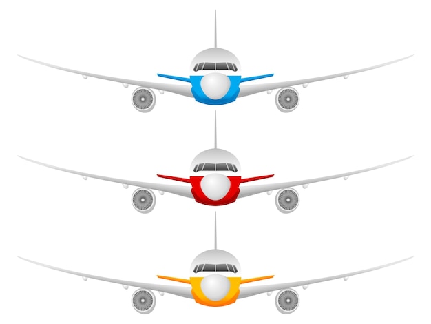 ベクトル 飛行機セット