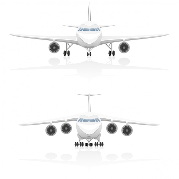 Illustrazione vettoriale aeroplano