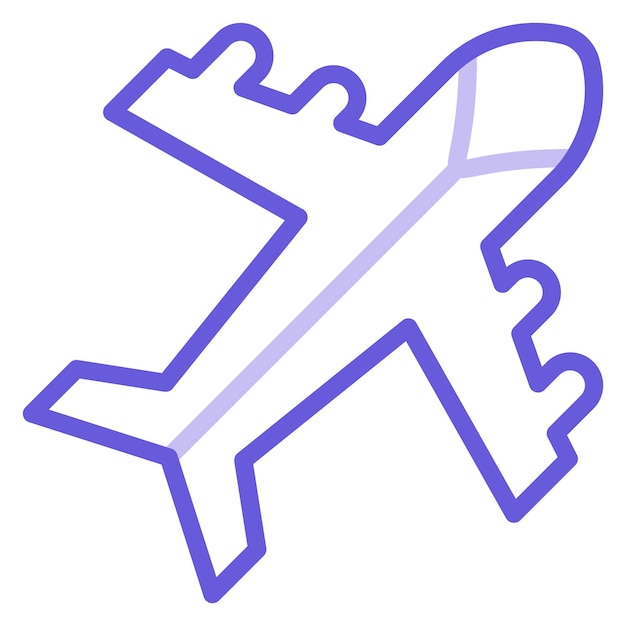 Vector airplane vector illustration