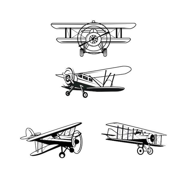 Illustrazione vettoriale aeroplano