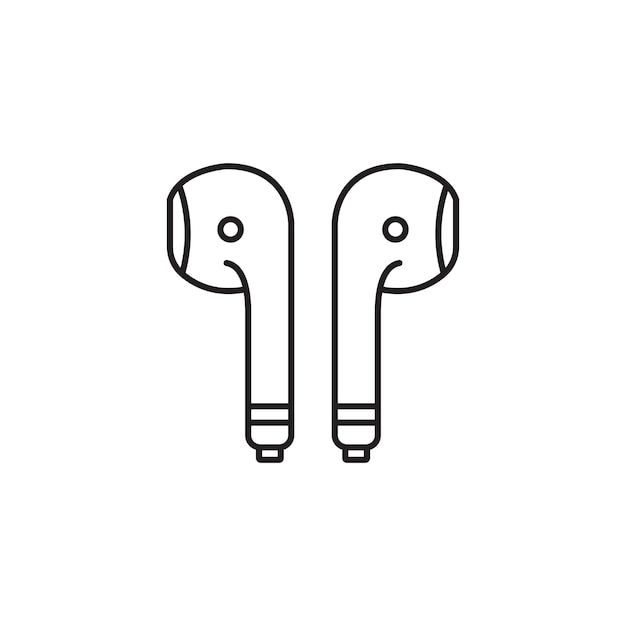 Vector airpods icon vector