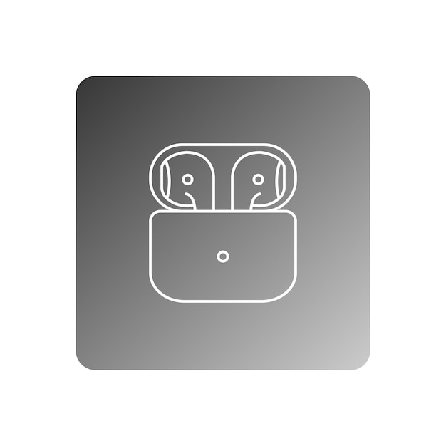 Vector airpods icon vector