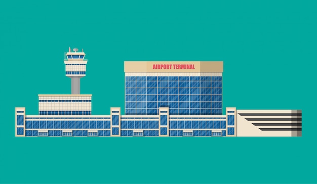 Torre di controllo dell'aeroporto, terminal