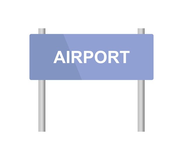 Airport sign